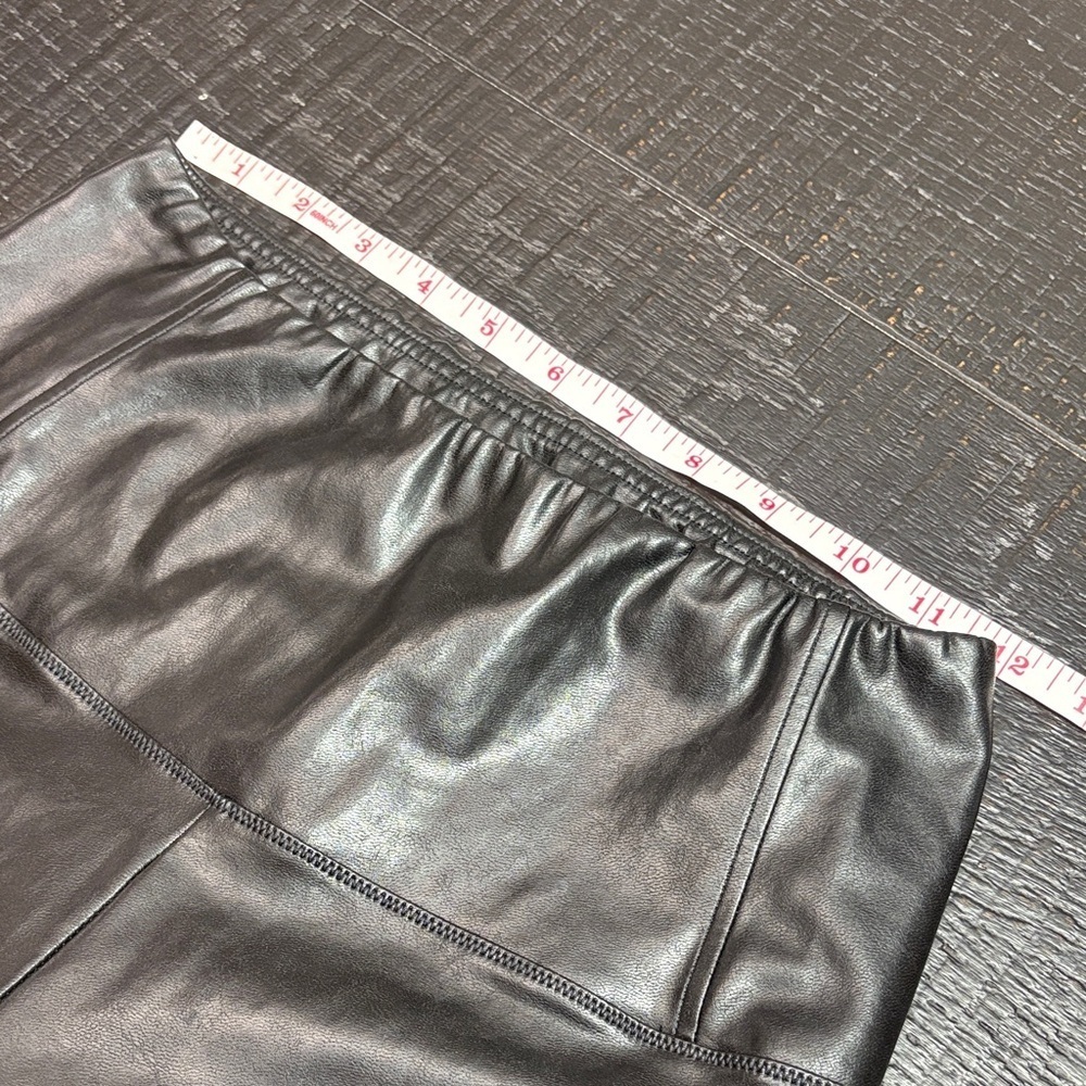 Wilfred Free Black Faux Leather Leggings - Picture 3 of 7